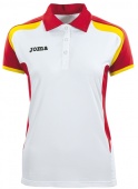 JOMA Поло (Теннис) (W) 2102.22.2032  (Белый/Красный/Желтый)
